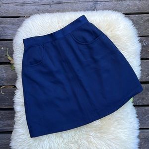 2 FOR $25 - Vintage Navy Mini Skirt